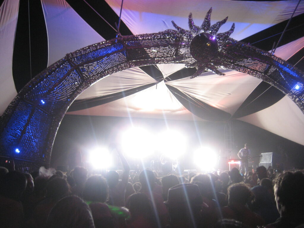 One of the music stages - Symbiosis Gathering