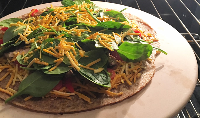 Vegan Sprouted Flatzza Pizza